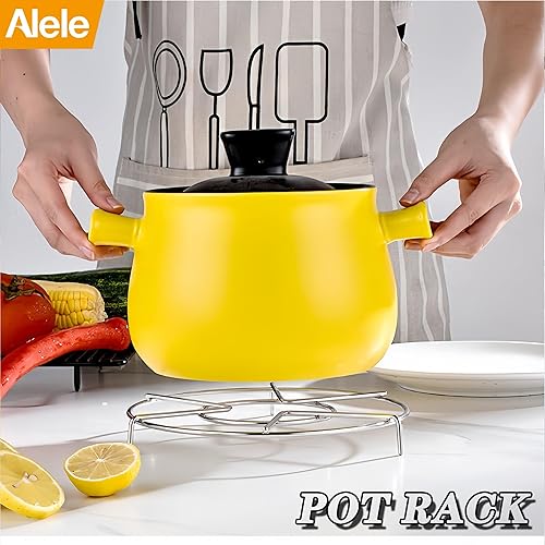 Miniatura 3 de Alele - Estante de vapor de 7.0in, acero inoxidable, acero inoxidable, olla a presión, 3 unidades