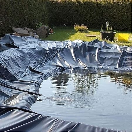 Image YLLFF Black Pond Liner for Koi Ponds, Streams Fountains and Water Gardens, HDPE Heavy Landscaping Pool Pond Waterproof Liner Cloth (Size : 5x9m/16.4x29.5ft) Image YLLFF Black Pond Liner for Koi Ponds, Streams Fountains and Water Gardens, HDPE Heavy Landscaping Pool Pond Waterproof Liner Cloth (Size : 5x9m/16.4x29.5ft)