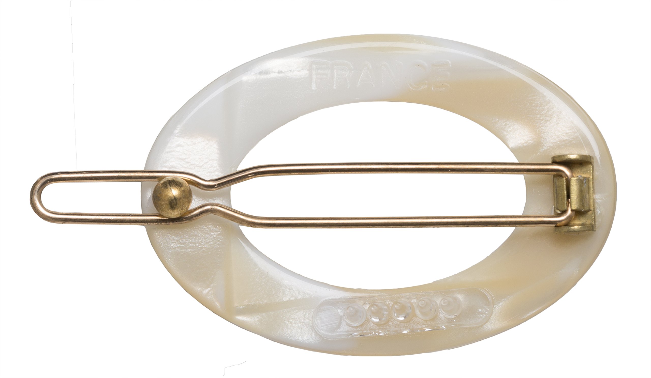 Amazon.com : France Luxe New Cutout Oval Tige Boule Barrette 