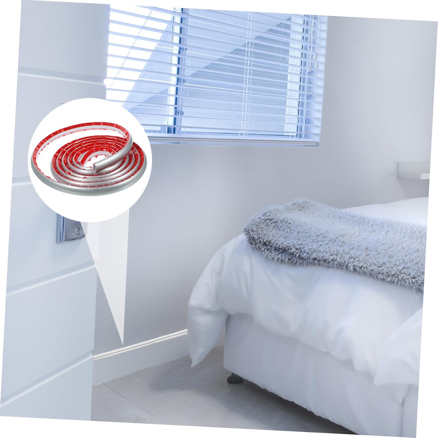 Gadpiparty Self-Adhesive Peel and Stick Trim Caulk Strip for Flexible Wall Corner Molding for Home Decor 10 Foot Length