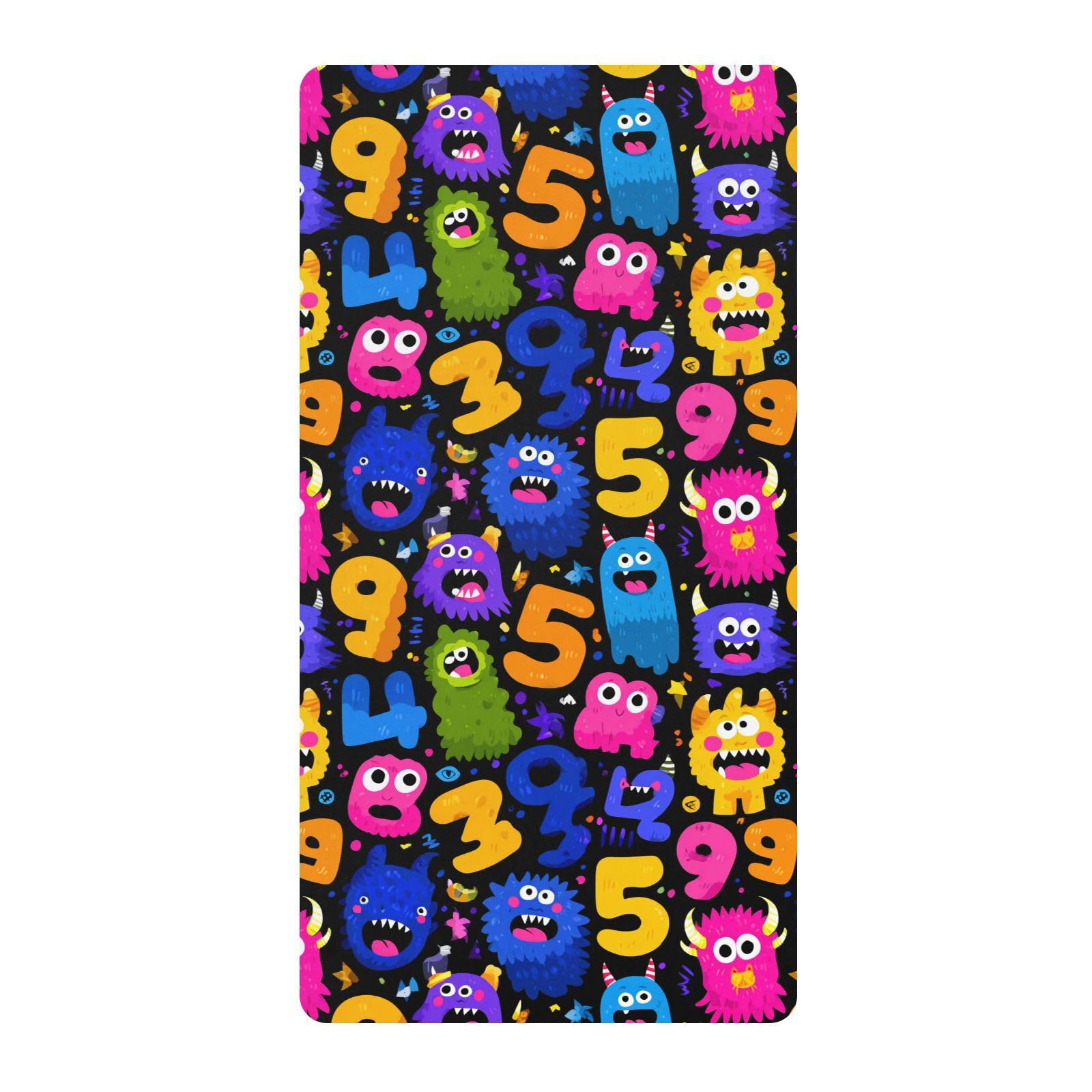 Drap de berceau coton Funny Monsters pour créer un cocon douillet dans la chambre