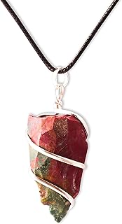 Lapis Lazuli Raw Crystal Necklace Pendant For Men & Women, Chakra Healing Natural Stones, Prosperity Gemstone, Handmade Him & Her Gifts, Zodiac Good Luck Charms, Prosperity Spiritual Jewelry