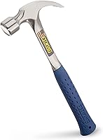 Vista 5 de ESTWING Martillo de encuadre, garra curvada de mango largo de 22 oz con cara fresada y agarre de reducción de golpes - E3-22CM