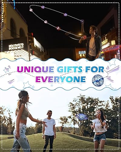 Miniatura 51 de ATHLERIA - Esfera mágica de orbe voladora con luces, accesorio para Navidad, cumpleaños, para niños y adolescentes de 6 a 10 años o más, para Verde