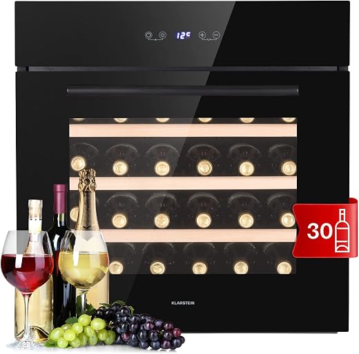 KLARSTEIN Cantinetta Vino Design, Cantinetta Vino Refrigerata a Zona Doppia per Vino...