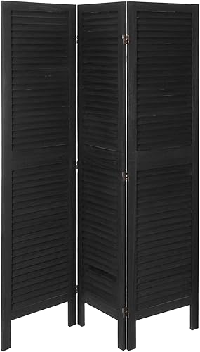 Miniatura 4 de Oriental Furniture - Divisor veneciano moderno de 5 1/2 pies de alto, 6 paneles, color blanco Blanco,Negro -,https://www.amazon.com/dp/undefined