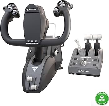 THRUSTMASTER ヨークフルセット Amazon.com: Thrustmaster TCA Yoke PACK Boeing Edition (Compatible