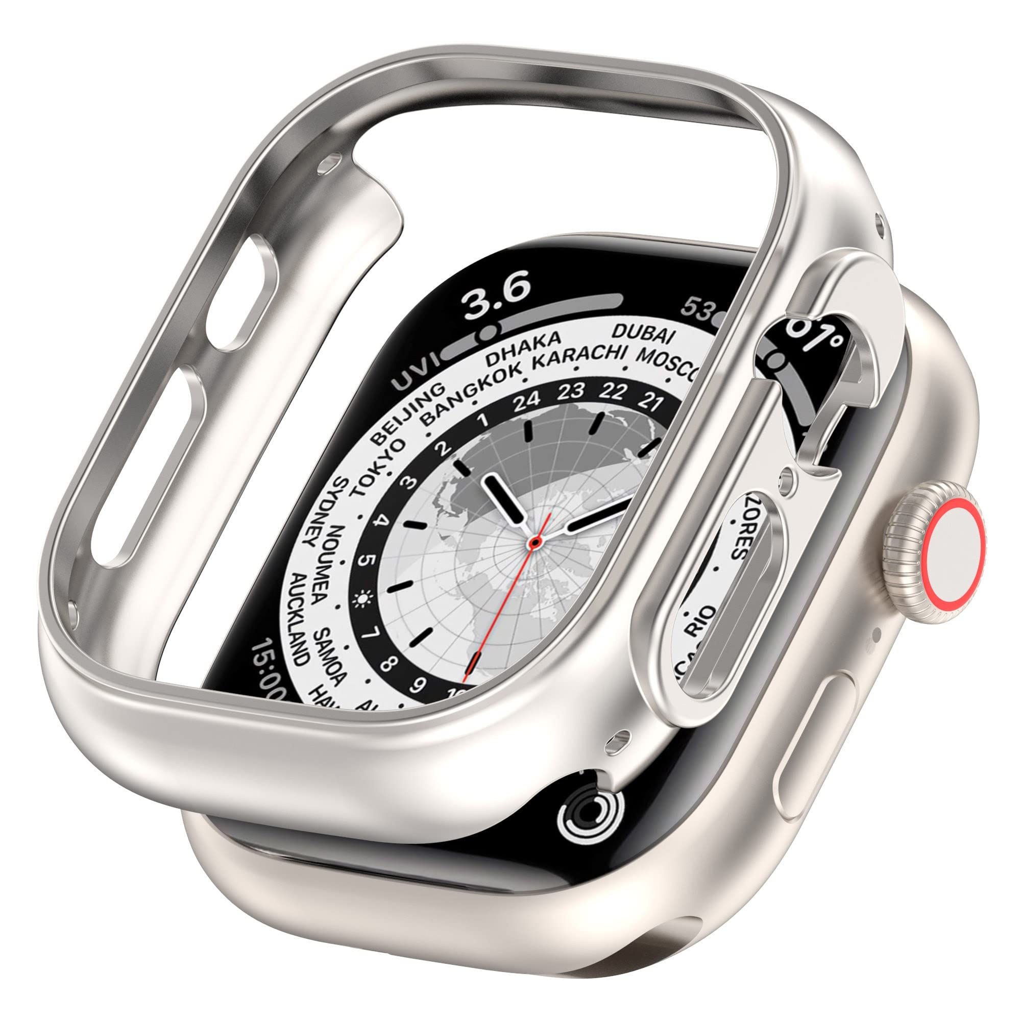 Coque Apple Watch Series 8 anti-rayure boîtier rigide 45mm PC