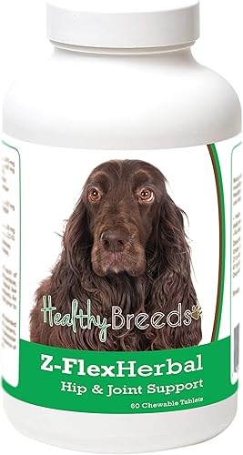 Healthy Breeds Golden Retriever - Tabletas masticables naturales para apoyo articular de 60 unidades