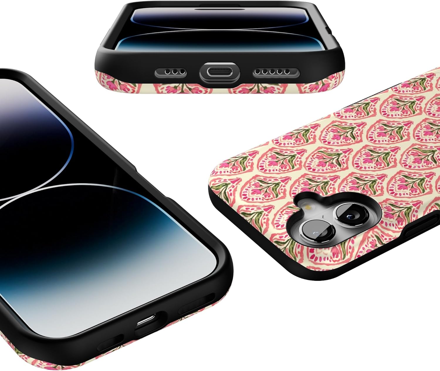 Casely iPhone 16 Case | Tulip Tapestry | Jenna Palek x Casely | Bold Protective Design | Compatible with MagSafe - Image 3