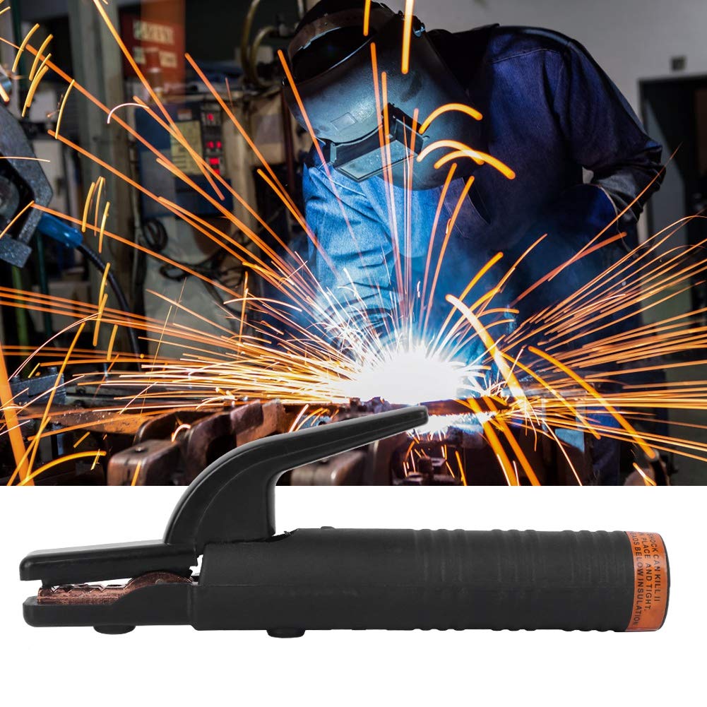 TANIQIACA Welding Electrode Holder American Heavy Duty Thickened Anti-Scalding Copper Clamp Tongs 300-500A