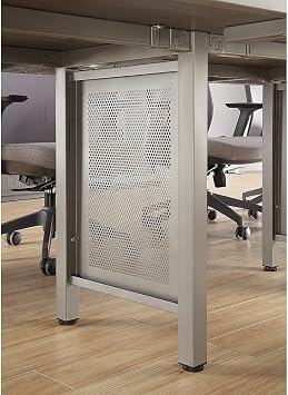 NBF Conference Table Expandable Meeting Desk for 10 Person, 130 W, Tan