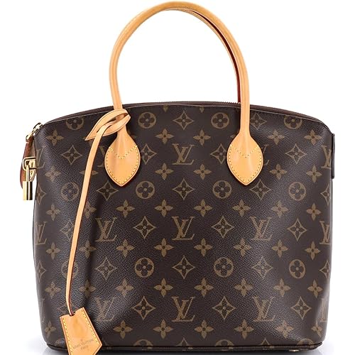 Louis Vuitton, Pre-Loved Lockit NM Handbag Monogram Canvas PM, Brown