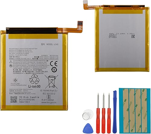 Batería de repuesto LC40 compatible con Moto E (2020) XT2052  E7 con herramientas 3550mah