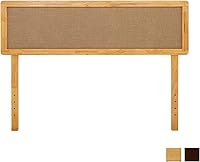 Vista 15 de Bme Nipe Cabecero King SOLAMENTE Natural (Nuevo) Estilo Boho Bohemiano Costero con Madera Maciza y Tela Hecha a Mano, Fácil Montaje, Montaje