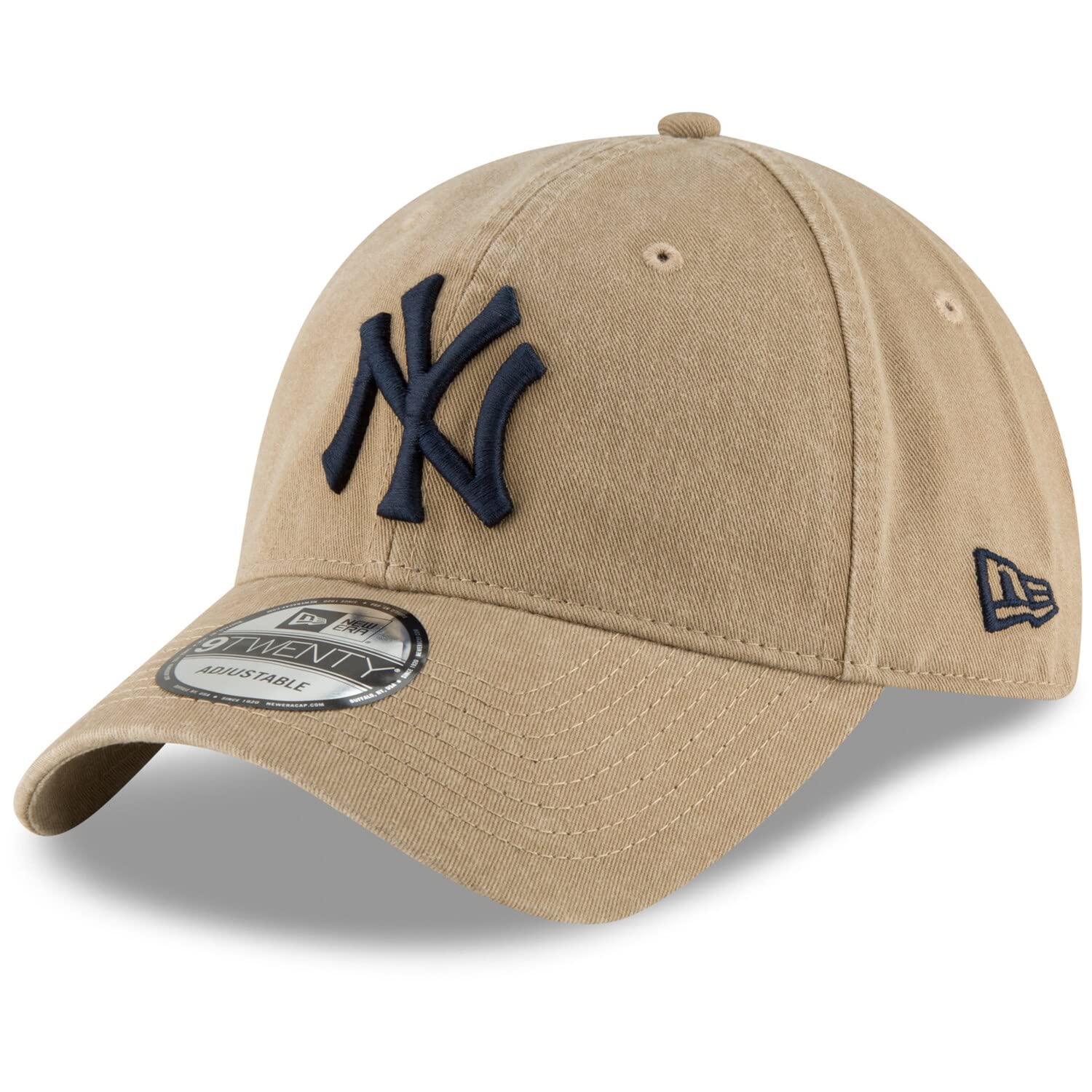 New Era Unisex-Adult MLB Core Classic 9TWENTY Khaki Team Color Home Adjustable Hat Cap One Size Fits All - Review, Price and Buying Guide