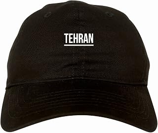 Kings Of NY City of Tehran Iran Simple Underline 6 Panel Dad Hat Cap