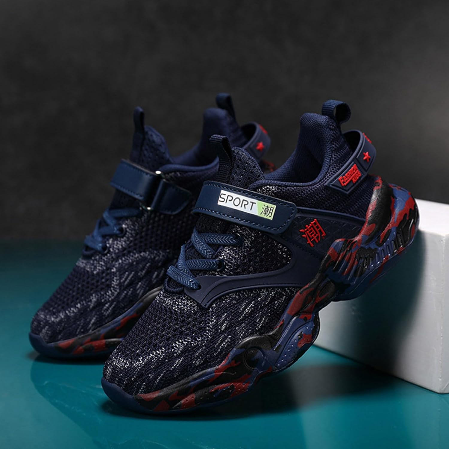 Kids All Season Breathable Mesh Athletic Shoes Youth Hollow Out Double Layer Running Sneakers for School Daily Sports - Image 4