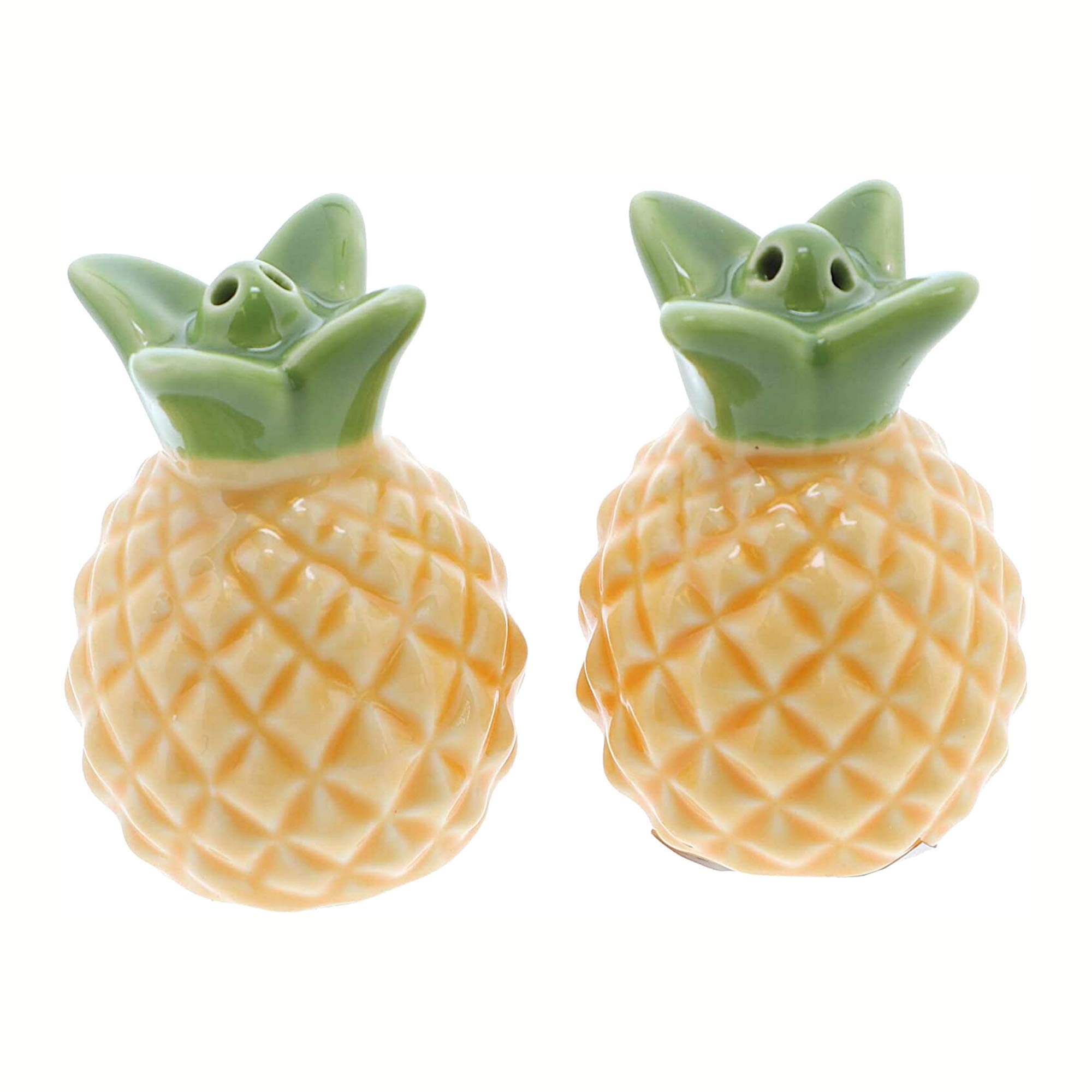 Pineapple Salt & Pepper Shakers - Tropical Kitchen Decor -1