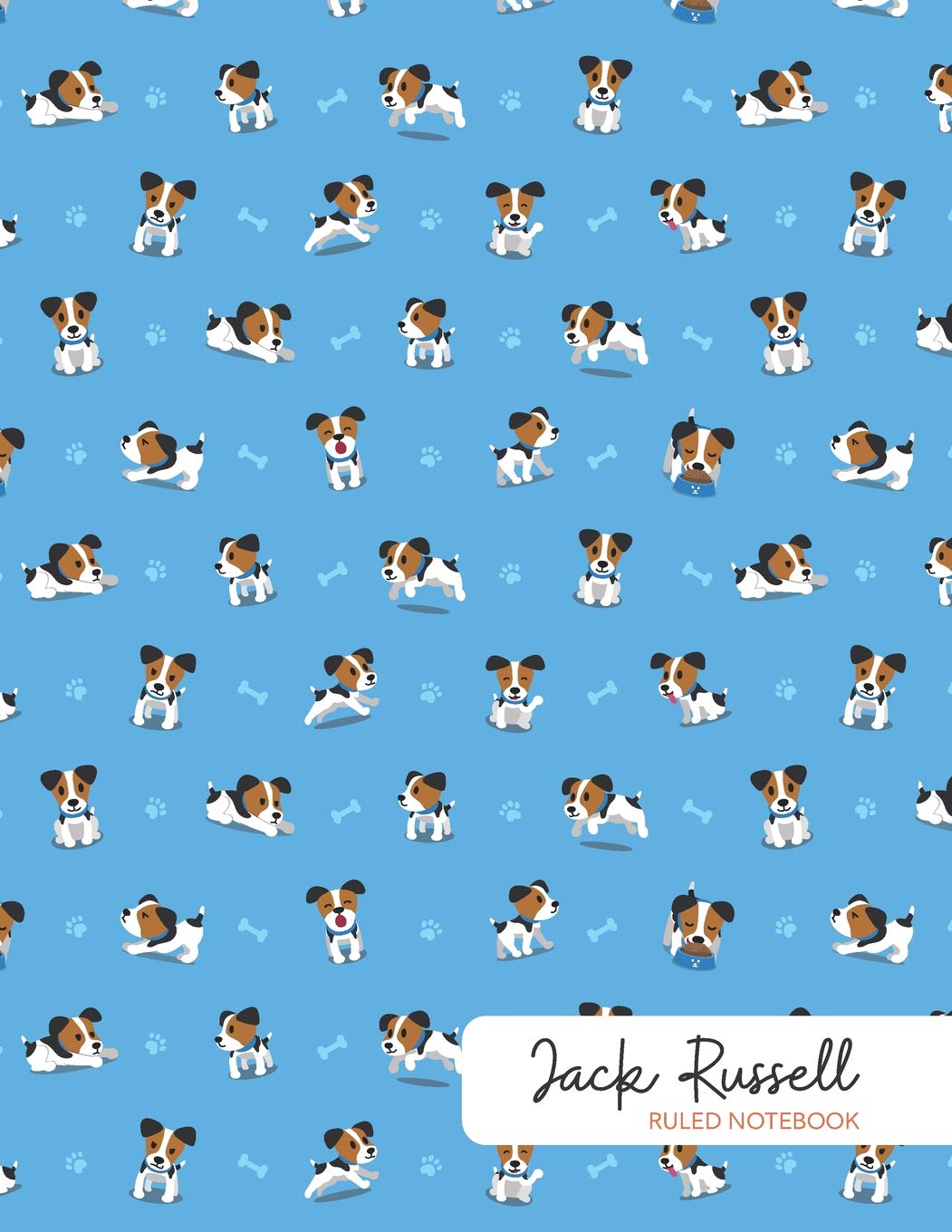 Jack Russell Ruled Notebook: 150 Page Journal