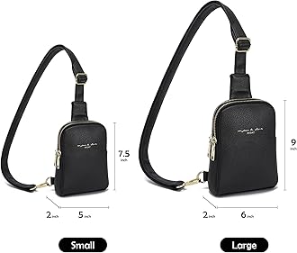 INICAT Small Sling Bag for Women Everyday & Travel Crossbody Bags Lightweight Cross Body Purses Vegan Leather