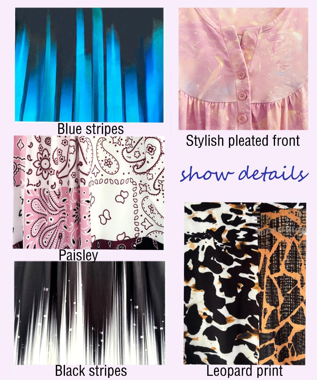 Womens Summer Plus Size Tops Blouses Short Sleeve Shirts Lace Pleated Tunic Tops M-4XL - Image 5