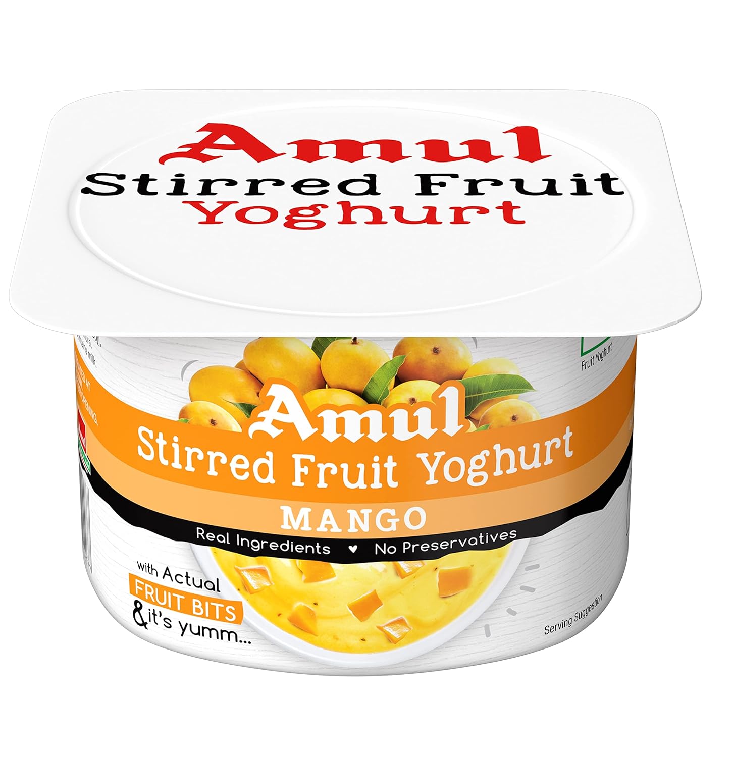Amul Stirred Fruit Yoghurt Mango, 100 g Amazon.in Grocery & Gourmet