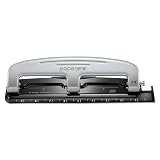 Bostitch Office inPRESS 12 Reduced Effort Three-Hole Punch, Silver/Black (2101) – view 6