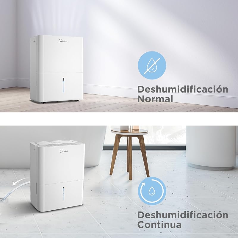 MIDEA 12L Légnedvesség Eltávolító Készülék 20m² Szobához Csendes Működés