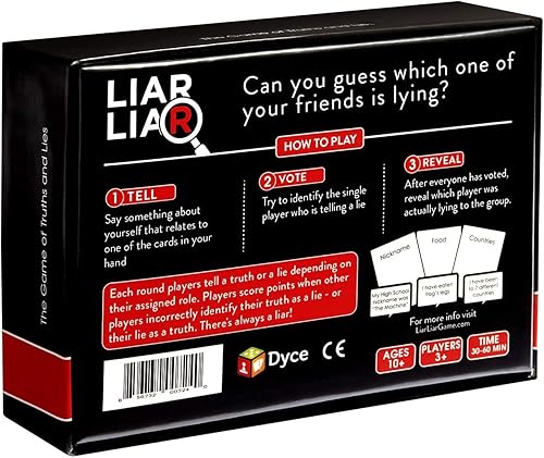 Miniatura 8 de Hot Seat & LIAR LIAR - Paquete de juegos para conocerte - 2 divertidos juegos sociales