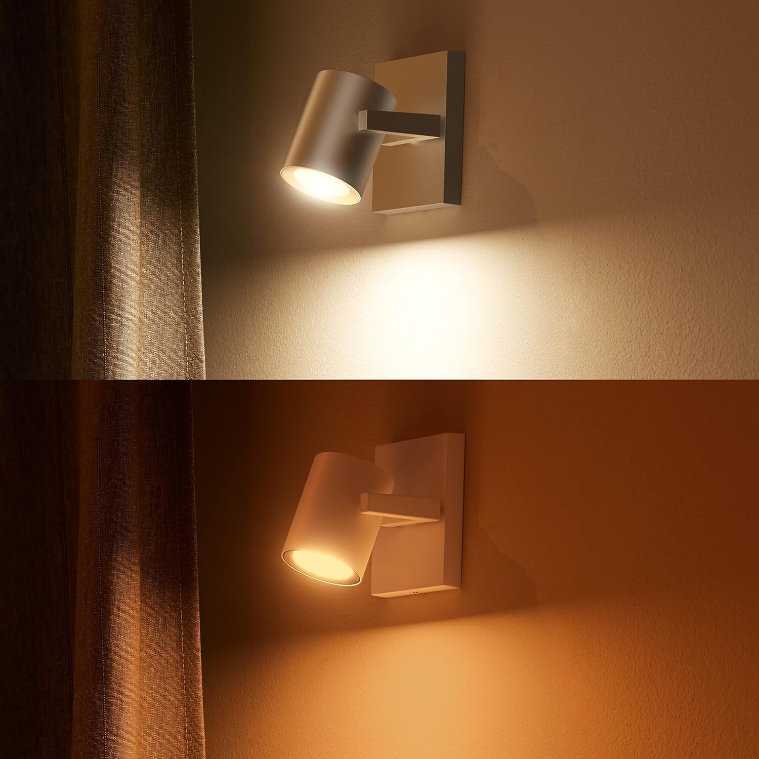 Philips Hue Argenta, Faretto LED da soffitto, Bianco, Confezione singola | Dimmerabile, 16 milioni di colori, Smart Home, Controllo vocale via app, Lampadina GU10 inclusa