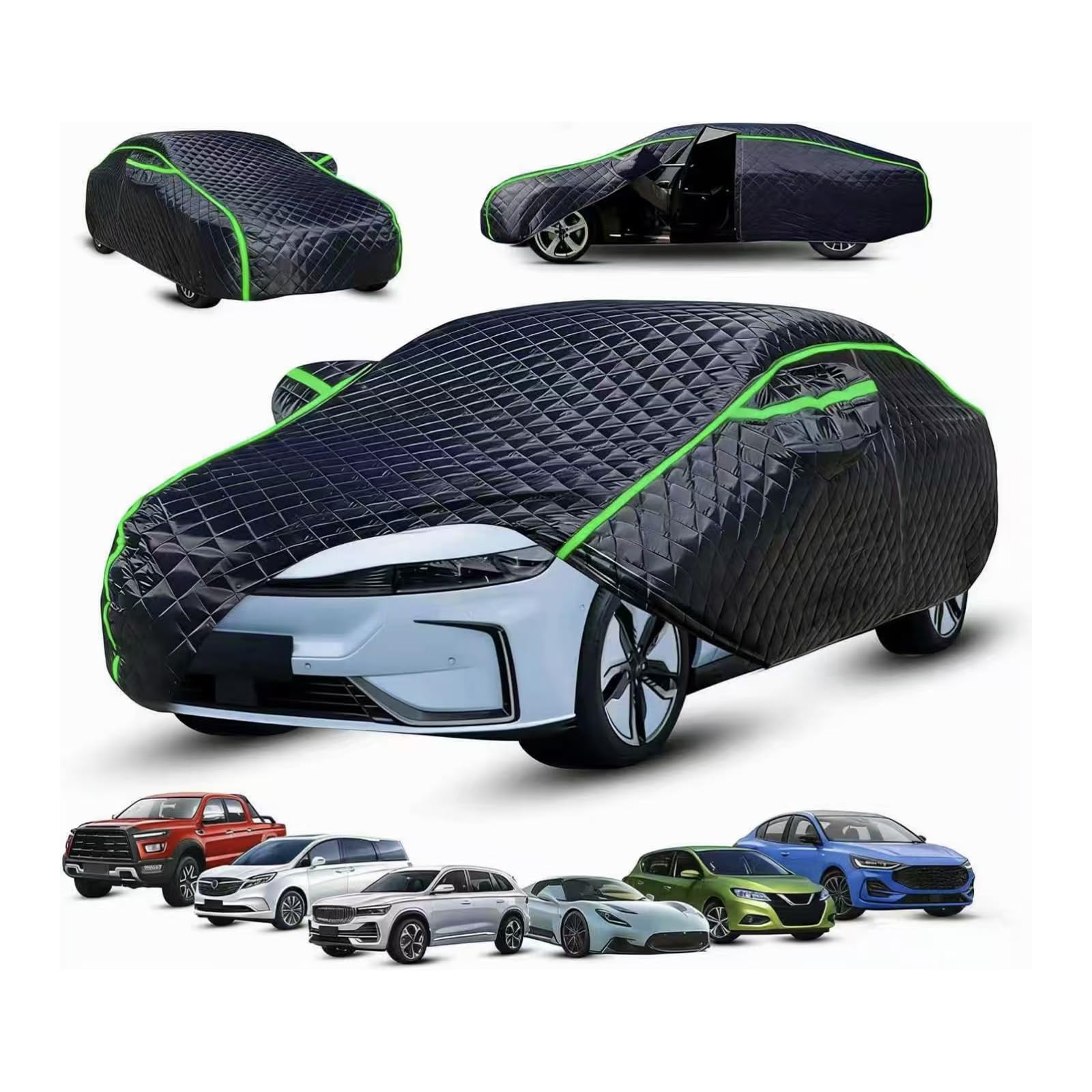 Funda Coche Exterior para BMW X3 G01 (2018), Funda Coche Antigranizo, Cubierta Protectora de Granizo, Resistente A La Nieve, A Los Rayos UV y A Las Heladas zw0313