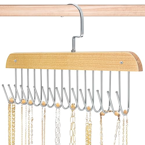 Jewelry Holder Organizer Wall Mount Necklace Holder Necklace Organizer, Hanging