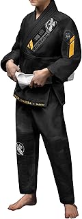 Hayabusa Ascend Lightweight Jiu Jitsu Gi Kids - Black, Y3