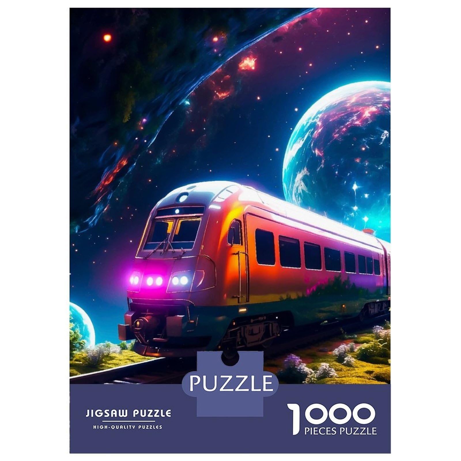 Rompecabezas de 1000 piezas Galactic Station para combatir el estrés con un reto visual 8