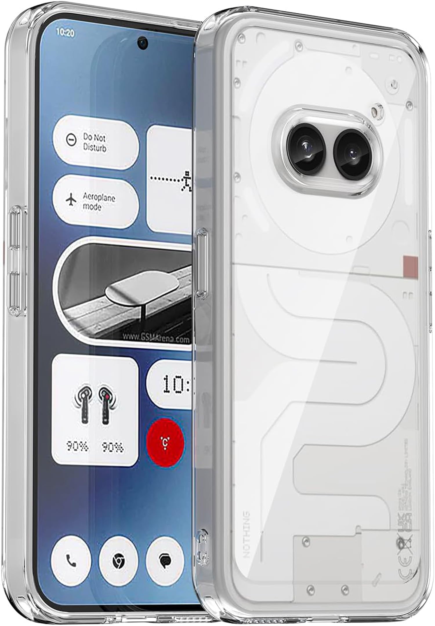 Kapa Shield Clear Acrylic Back Shock Proof Case Cover for Nothing Phone 2A / 2A Plus (Transparent) (B0D5KL9GBN) Amazon Price History, Amazon Price Tracker
