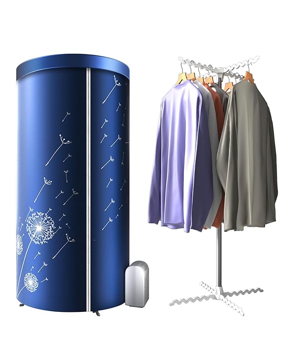Portable Dryer, 46Inch-1000W Portable Clothes Dryer for Apartments