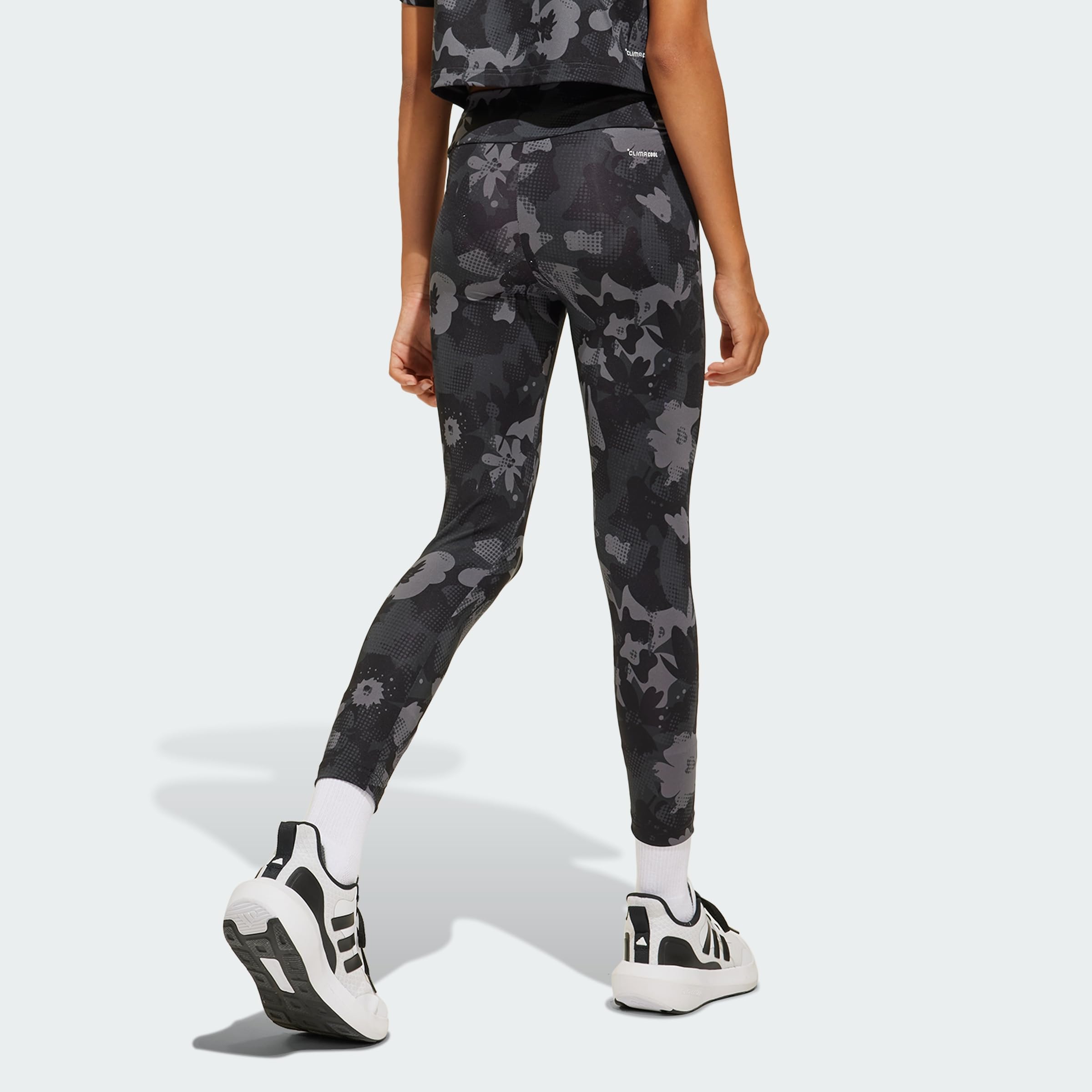Adidas Train Essentials Flower Print Leggings Kids Ceñidos para Niñas