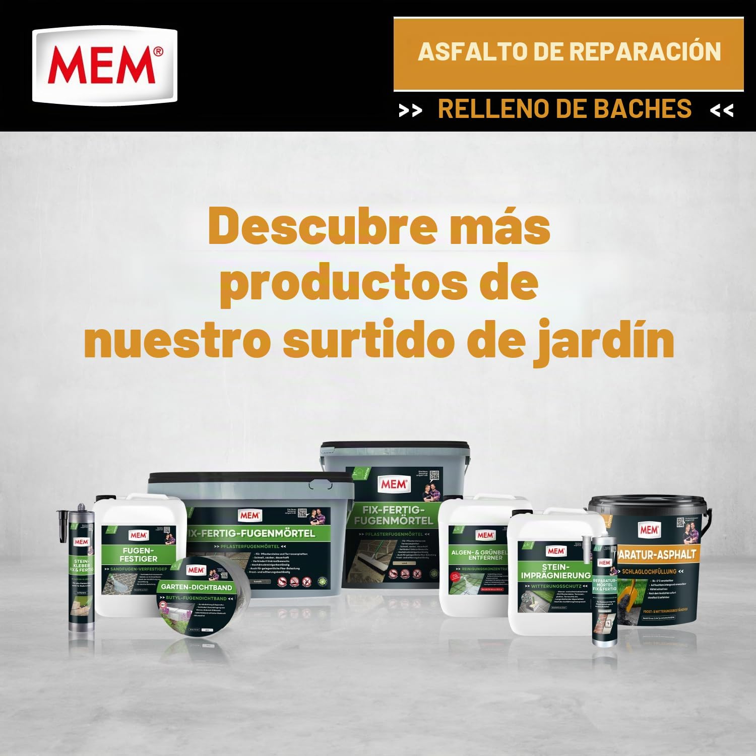 MEM - Reparación de asfalto (10 kg)