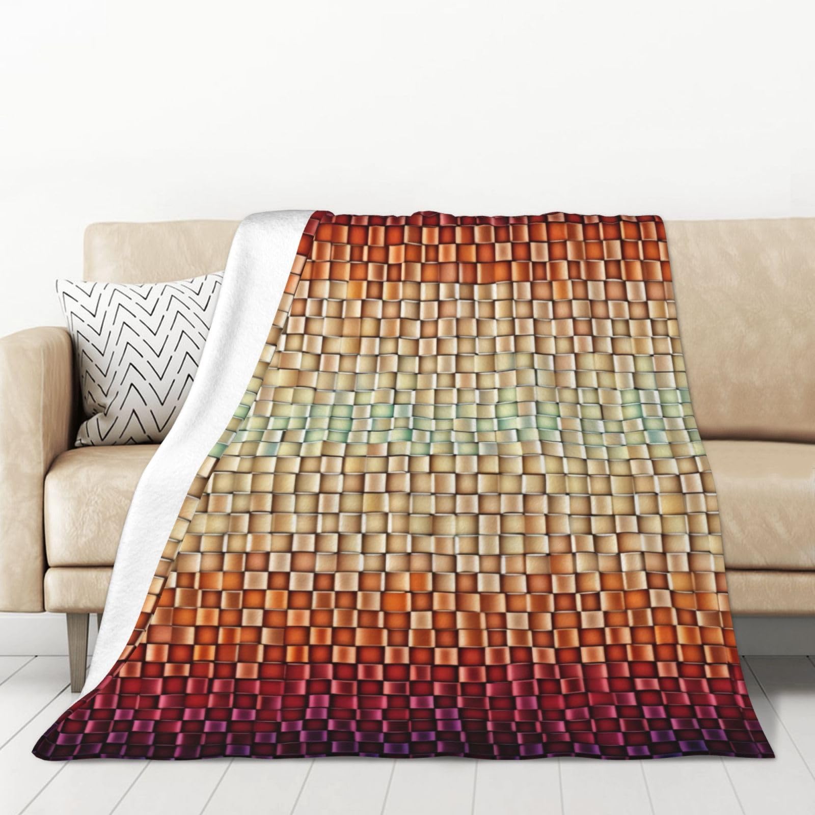 Couverture anti-bouloche flanelle chaude pour en finir avec les plaids froids