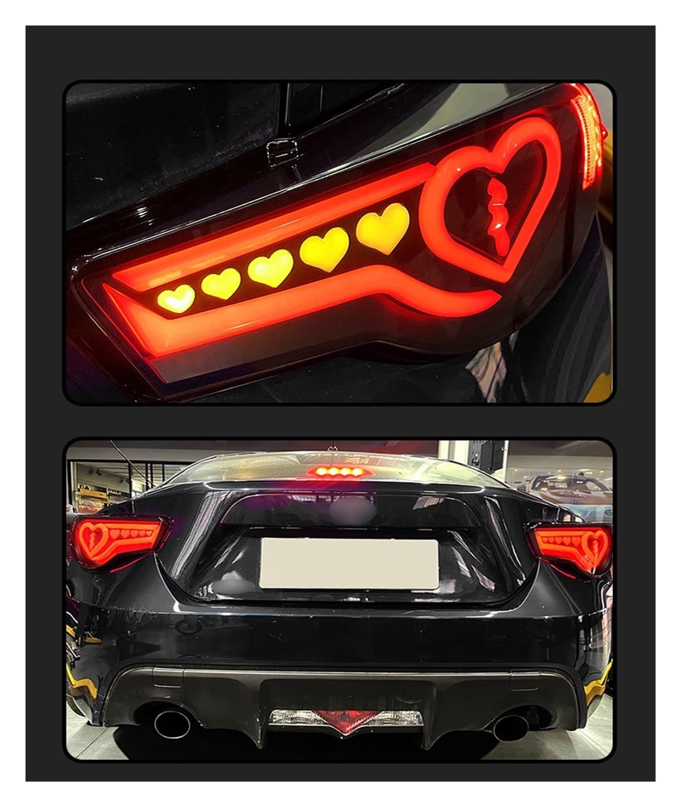 ハートテール BRZ 86 Amazon | トヨタ86テールライト2012-2018 / スバルBRZ改造ハート