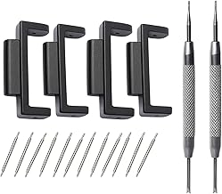 18 Pcs watch accessories, Shock Straps & Connector Kit for Watch Band Customization – 16 mm Watch Strap Accessories for Replacement/Watch Repair