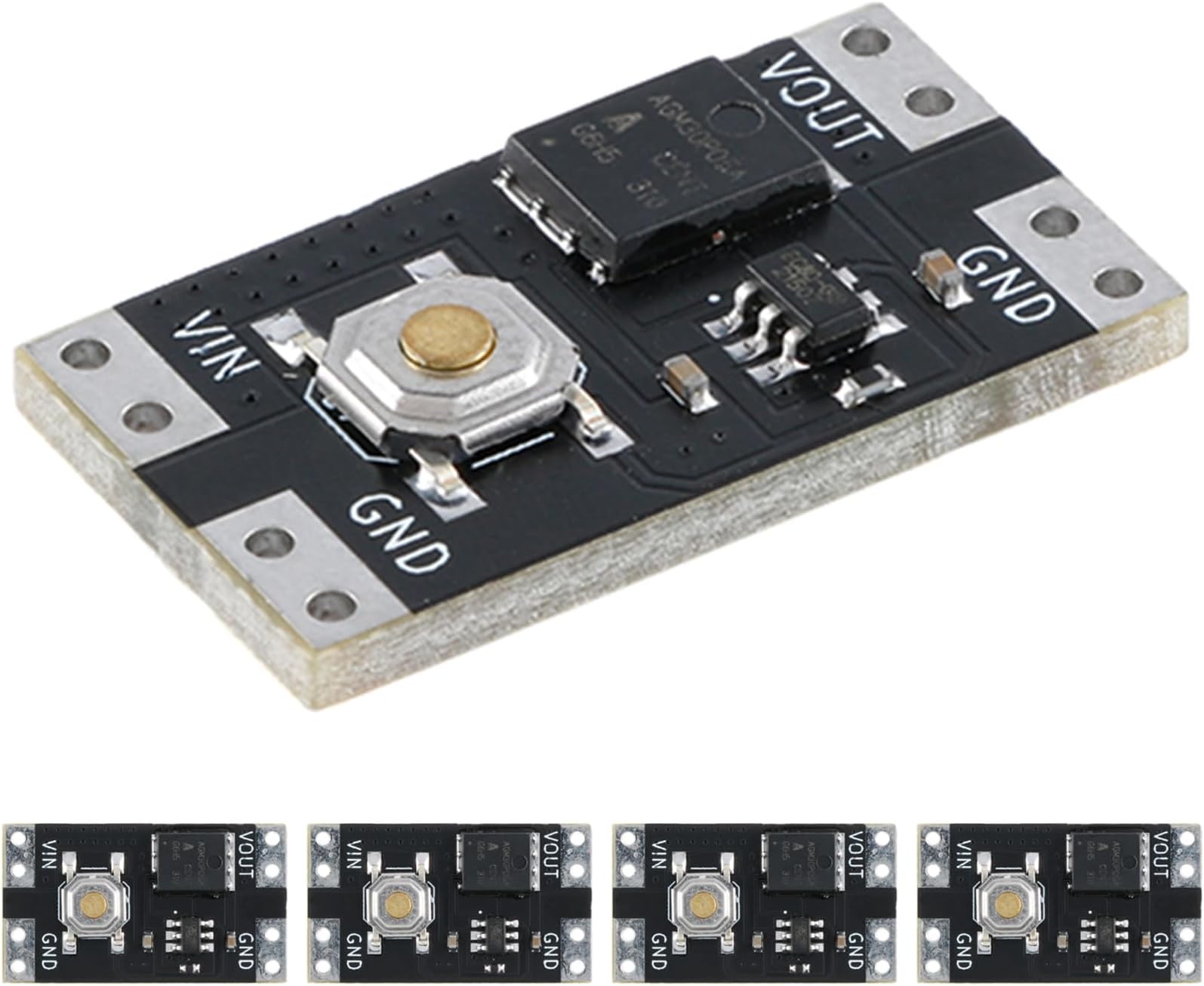 5Pcs XL-10AL Single Push Button Switch Module Single Button Bistable 10A Current Load Low Power Consumption 300nA One Button Switch for Arduino DIY KIT Universal