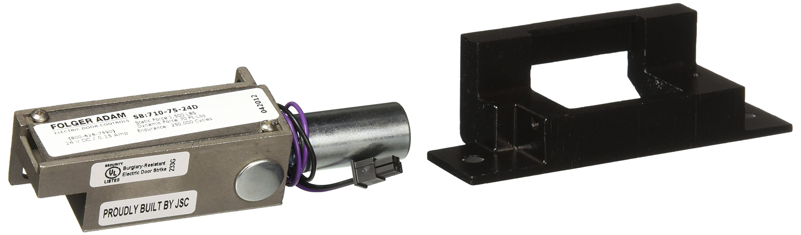 HES 18311565 712 75 Electric Strike, 24 V DC, Bronze Toned