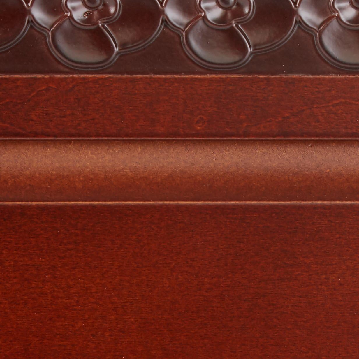 COASTER FINE FURNITURE CO-900012 Cedar Chest with Carving and Bun Feet, Deep Tobacco : Home & Kitchen