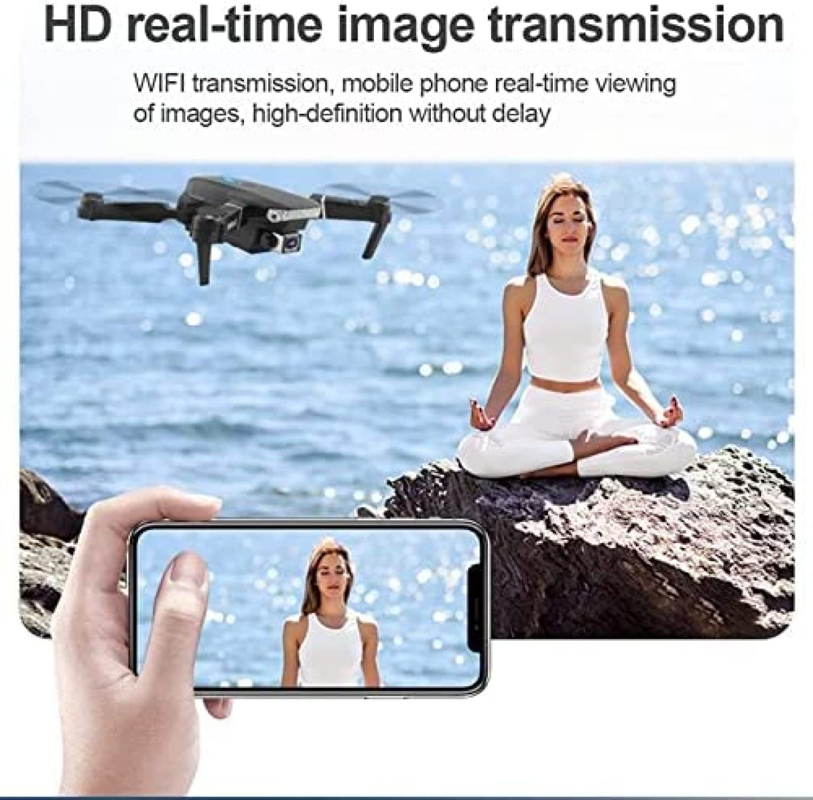 Dron 4K E88 Pro z kamerą 4K HD dla dorosłych i dzieci, zdalnie sterowany quadkopter FPV na żywo dla początkujących, składany zdalnie sterowany quadcopter helikopter, zabawki dla dzieci, 2 ba