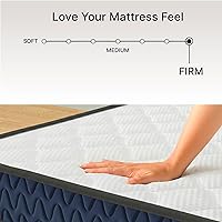 Vista 5 de Signature Design by Ashley Colchón de espuma viscoelástica firme de tamaño individual de 6 pulgadas, espuma súper suave con funda acolchada