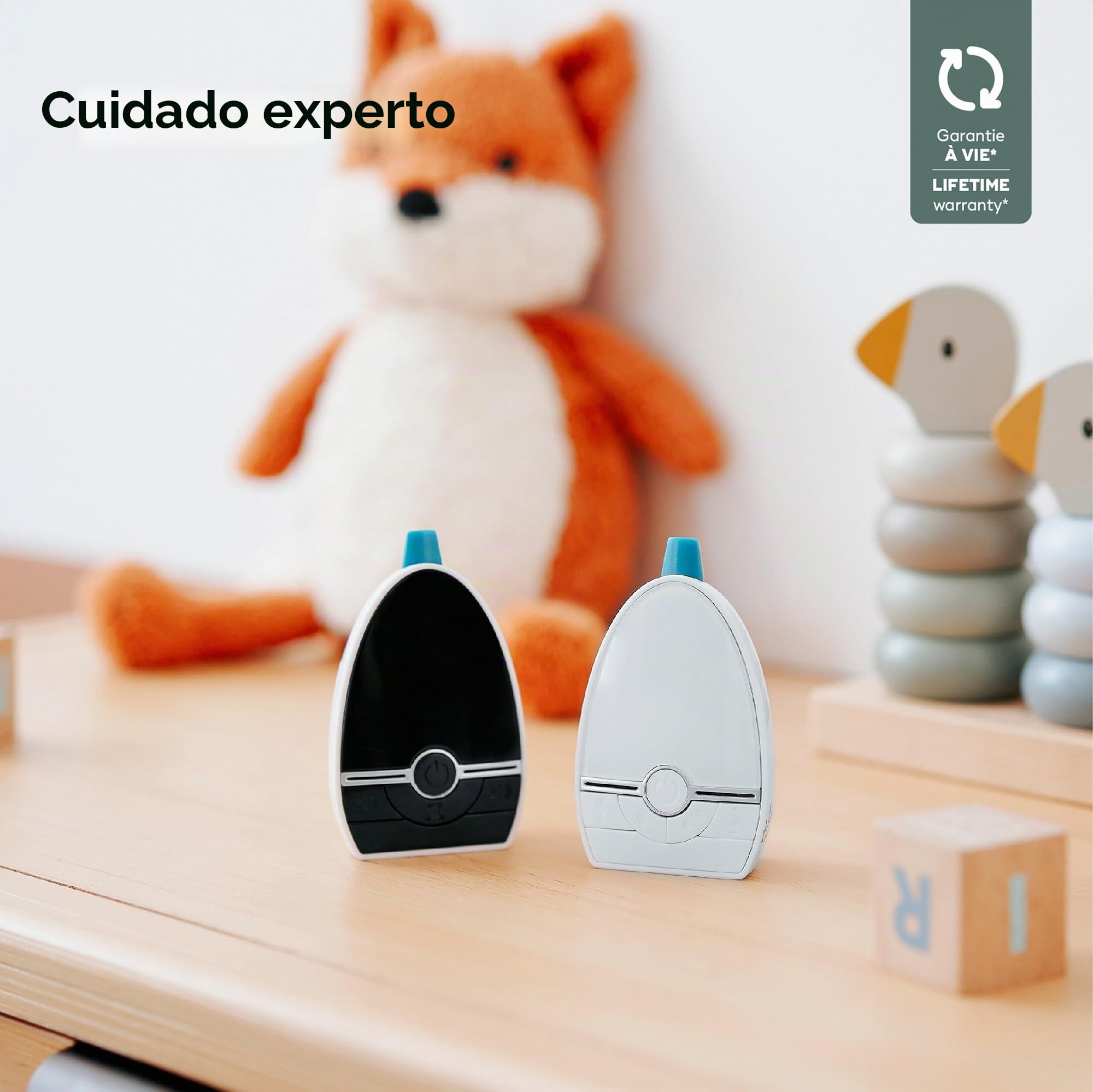 Babymoov Expert Care Vigilabebés audio 1000 m, Blanco