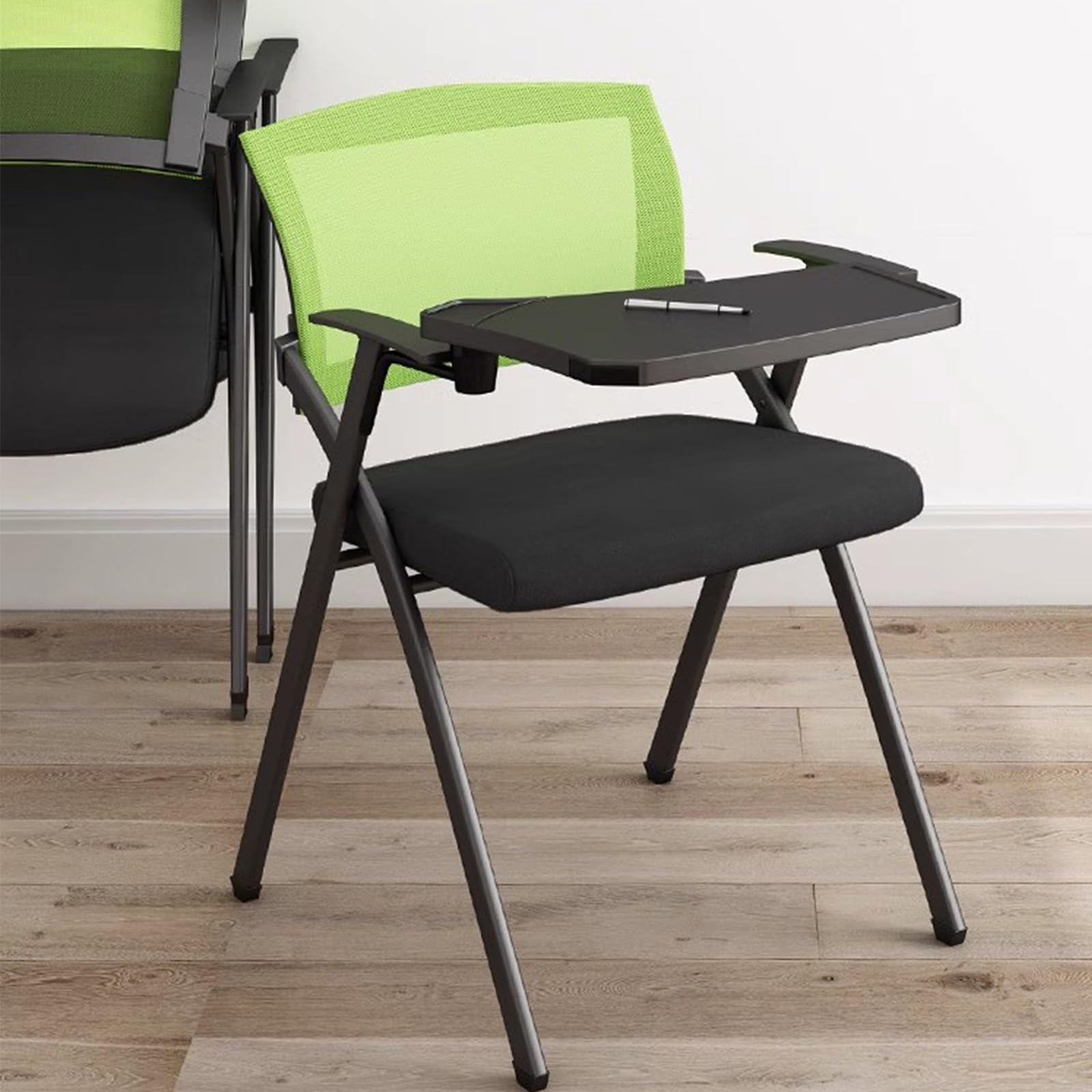 Schulungsstuhl Mit Tischplatte Bürostuhl Konferenzstuhl Mit Klappbarer Schreibtafel Klappbarer Stuhl Tragfähigkeit 150 Kg