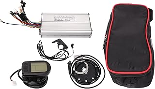 Pyhodi Electric Bike Conversion Kit, Mutifuctional Complete Electric Bike Motor Kit 36V 48V 1500W 35A Sine Wave Controller with Light Wire LCD5 Panel Thumb Throttle Bike Lithium Battery Retrofit Set